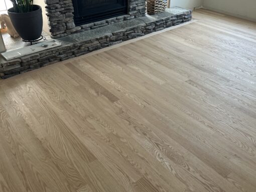1 1/2 x 3/4 red oak